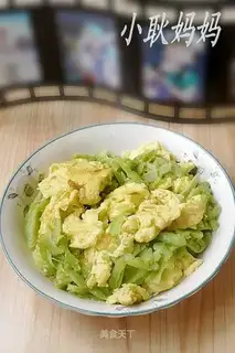 Scrambled eggs with bitter gourd