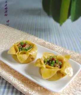 Corn flour steamed dumplings
