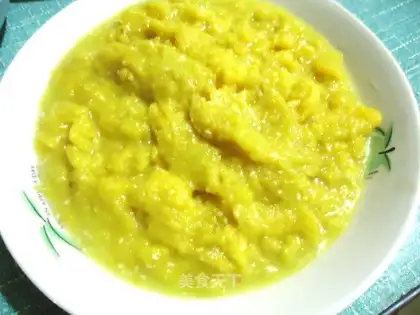 sweet potato mashed with honey sauce