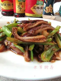 Pork tripe with black bean sauce