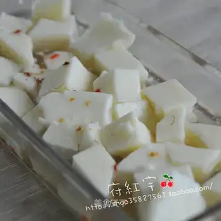 Osmanthus and almond tofu