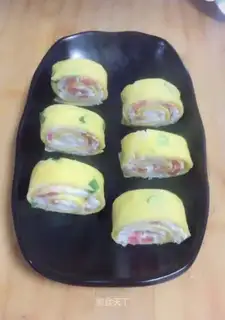 Breakfast egg rolls