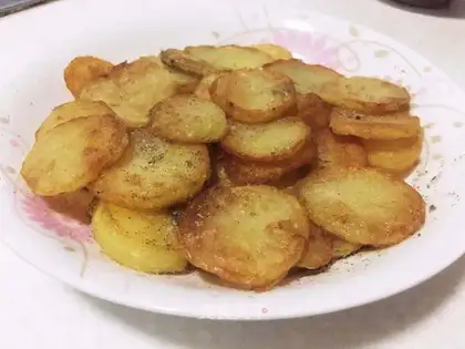 Spam peppers, potatoes