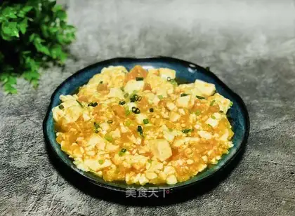 Crab butter tofu