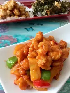 Pineapple scallops
