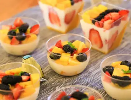 Fruit pudding