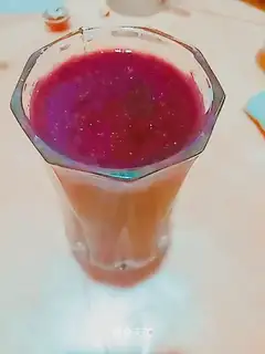 Summer juice with strawberry juice
