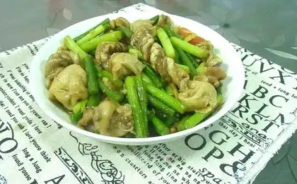 Fish bubbles and garlic