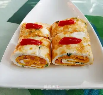 Egg and ham rolls