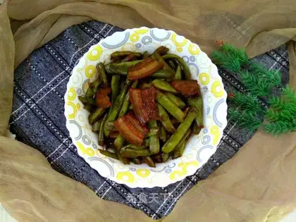 It's soy sauce and soybeans