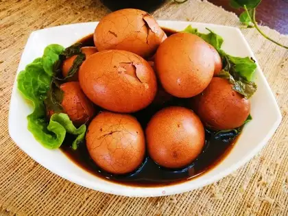 Five spicy tea eggs