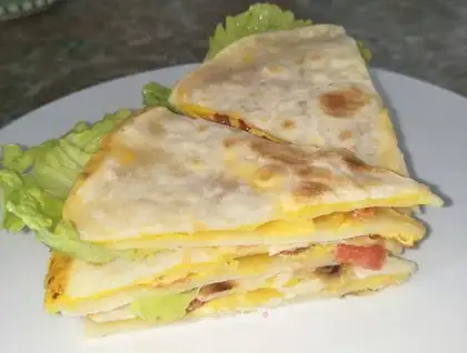 Tomato egg cake