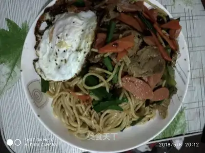 Pepper carrot and pasta