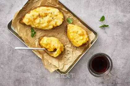 Corn cheese and potatoes
