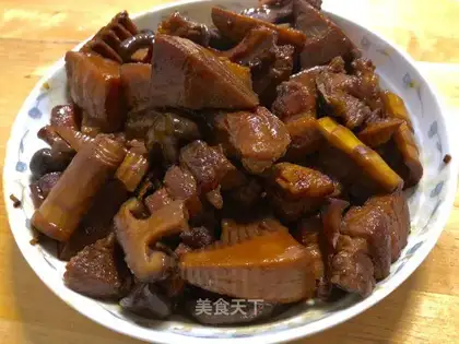 Bamboo mushroom roast