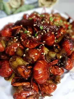 Garlic shrimp balls