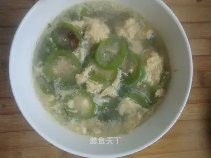 Tastes of melon egg soup