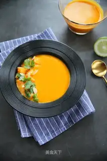 Potato orange soup