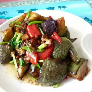 Garlic and eggplant