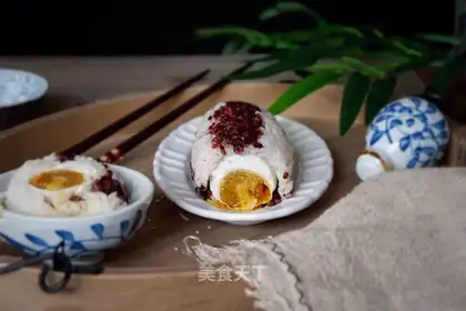 Duck eggs, rice rice