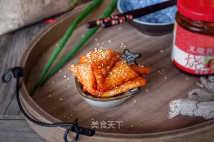 Honey sauce and tofu
