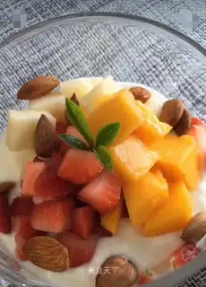 Yogurt and fruit