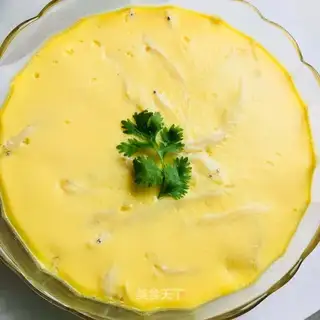 Silver fish steamed eggs
