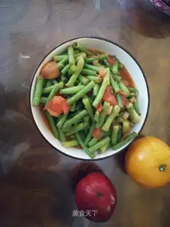 Tomato fried beans