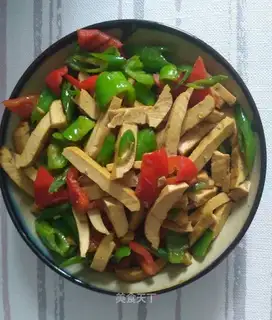 Cream pepper fried beans