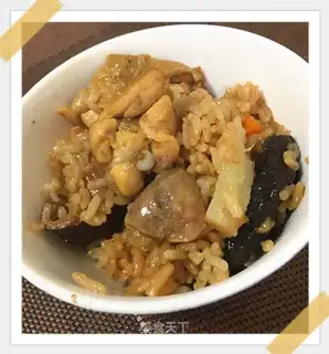 Fungus roller chicken rice