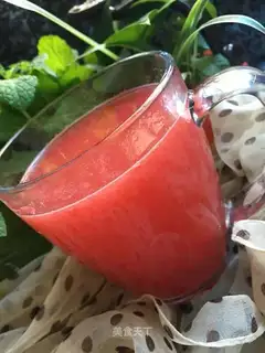 Fresh watermelon juice