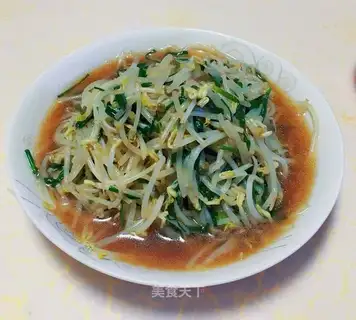 A green bean sprouts of cranberry