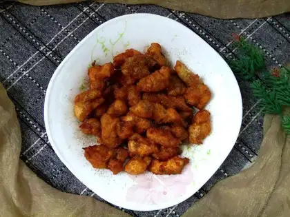 Barbecue fried chicken