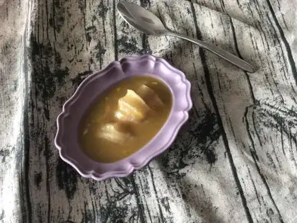 Gold and soup