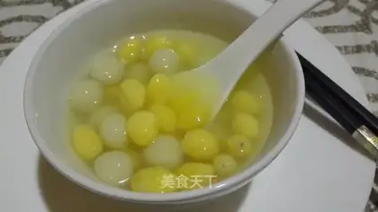 Silver almond soup