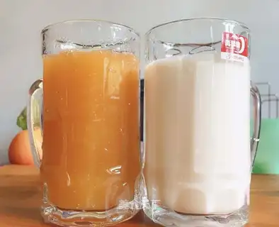 Pear milk juice