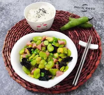 Scrambled ham