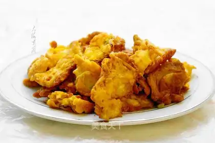Scrambled goose eggs