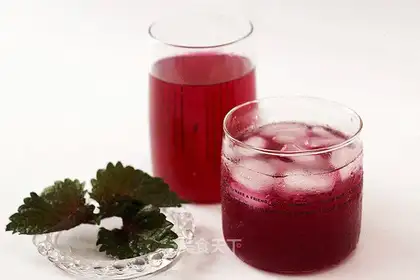 Summer ice-cream with lemonade