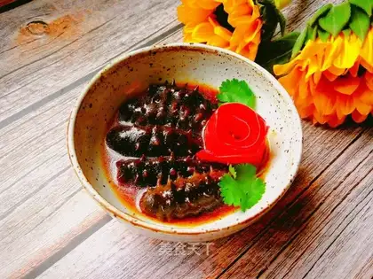 Burning sea cucumber