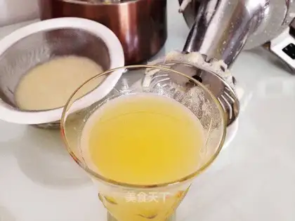 Summer pineapple juice
