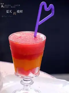 Mango watermelon juice