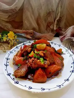 Carrot, chicken wings