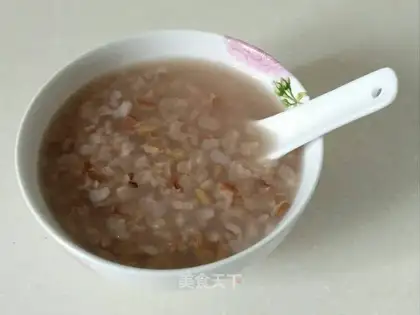 Red rice congee