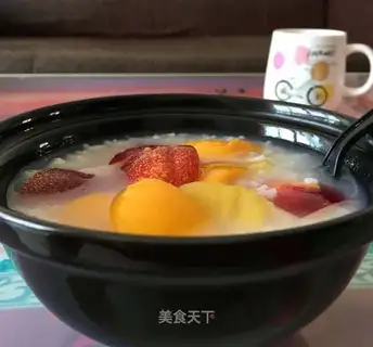 Fruit ice congee