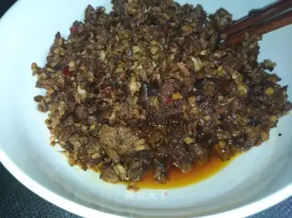 Mushroom beef sauce