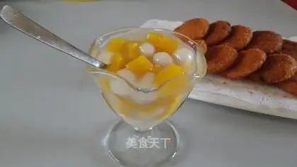 Ice mango sweet soup