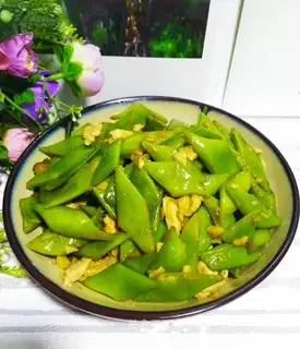 Sword bean fried meat