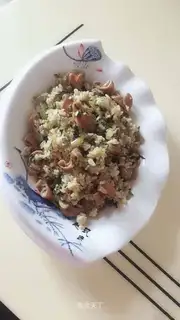Sour sausage fried rice