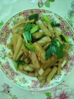 Garlic fried eggplant